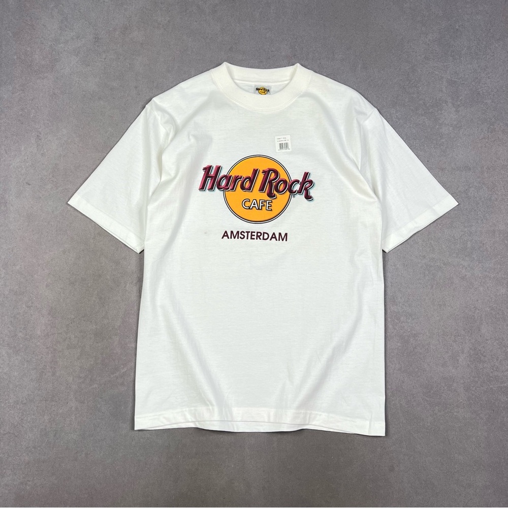 Hard Rock Cafe White Tee with Logo